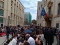 Abbraccio al Palazzo di Giustizia in occasione del XXXIII anniversario della Strage di Capaci Abbraccio al Palazzo di Giustizia in occasione del XXXIII anniversario della Strage di Capaci